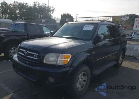 2001 Toyota Sequoia Limited V8 from USA, damaged, VIN 5TDZT38A41S005097